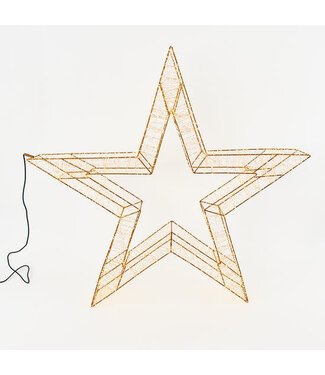 98.5" Oversize Star Wire with LED Light