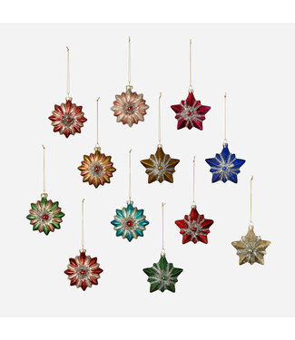 3.75" Tinsel Starburst Ornament