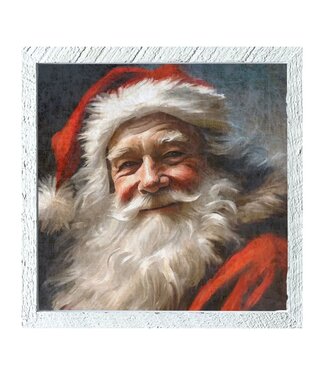 Grinning Santa White XL