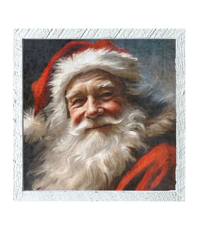 Grinning Santa White XL