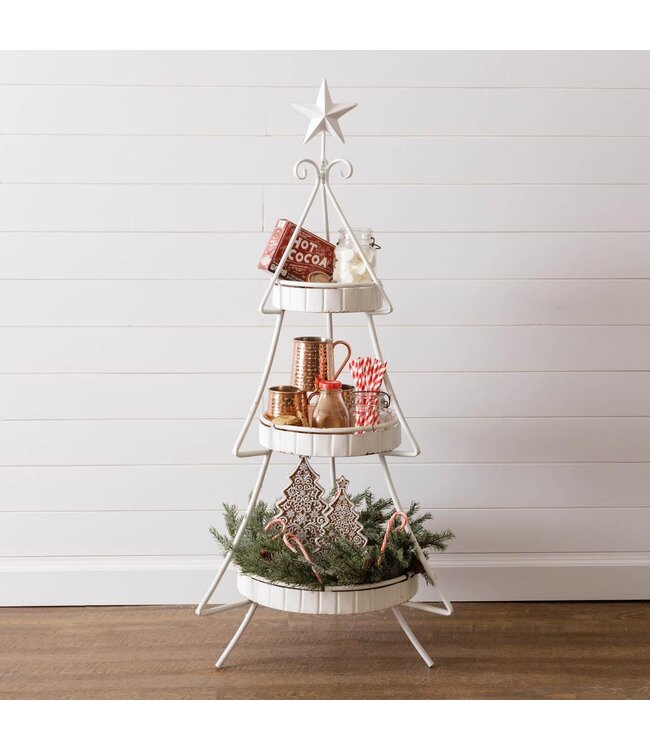 Three-Tiered Tree Tray