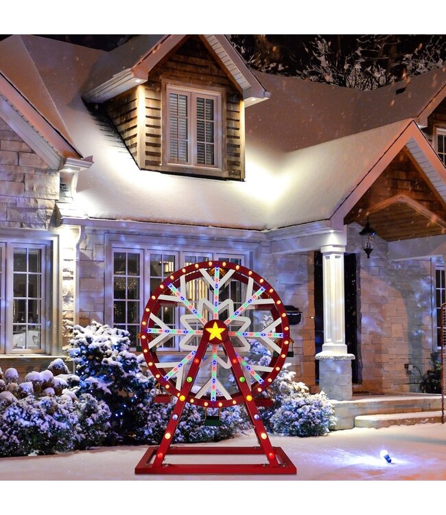 5.5' Outdoor Animated Ferris Wheel