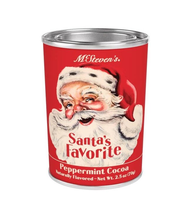 Vintage Santa's Favorite Peppermint Cocoa