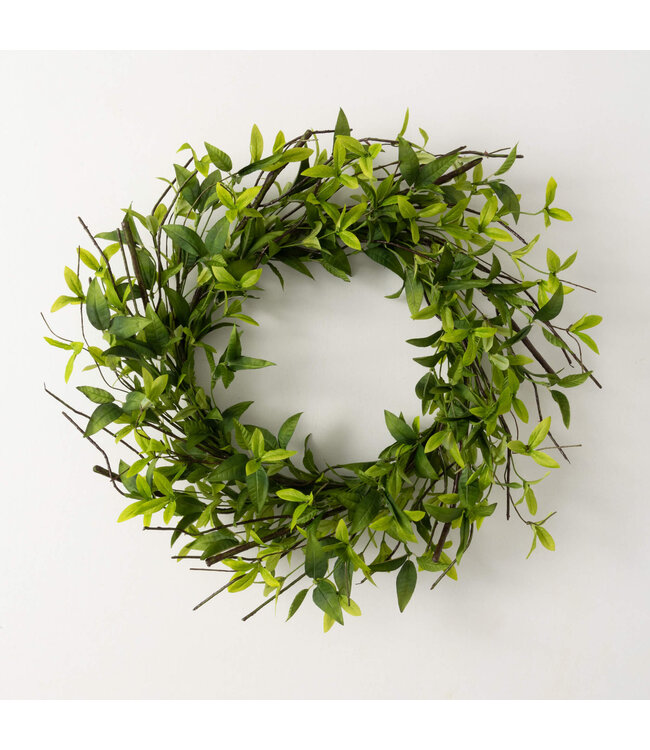 Ruscus & Twig Wreath
