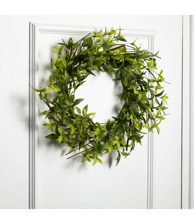 Ruscus & Twig Wreath