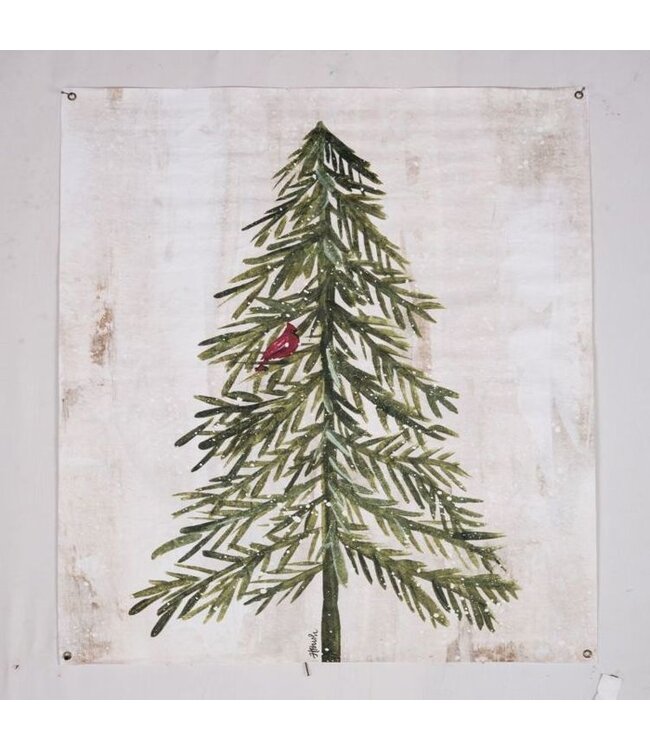 Paper Cardinal Tree Wall Art