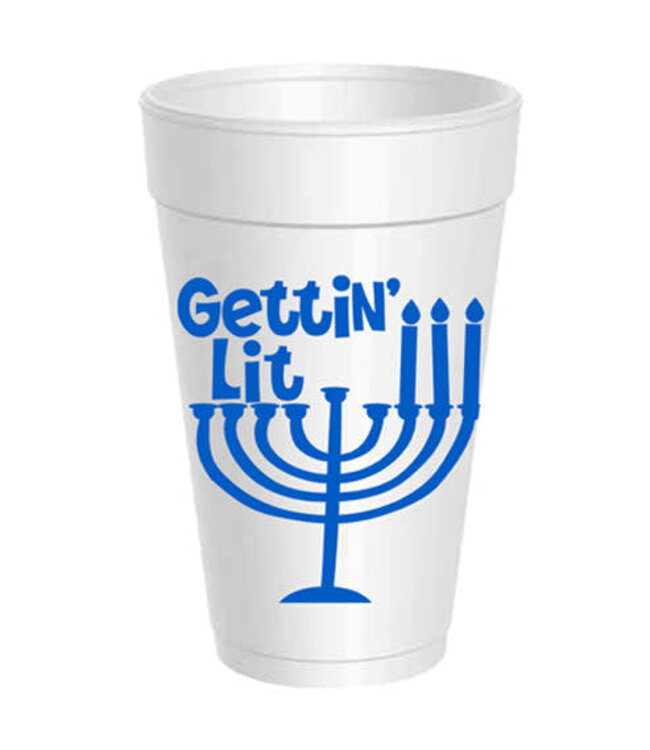 Gettin' Lit - Hanukkah - Royal Blue