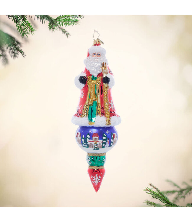 CHRISTOPHER RADKO Santa’s Splendid Snowscape