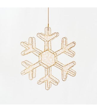 98.5" Lighted Snowflake Display with Adapter