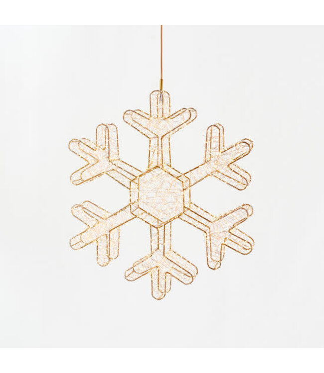 98.5" Lighted Snowflake Display with Adapter