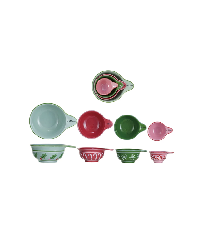 Cup Stoneware Measuring Cups - Sold as Set