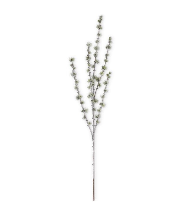 41 Inch Mini Green Snowy Pine Stem