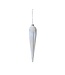 Frosty Pearl Glass Icicle Ornament