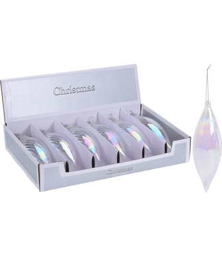 21cm Icicle Stripe Pearl - Sold Individually