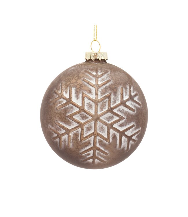 Bronze Glass Ball Ornament