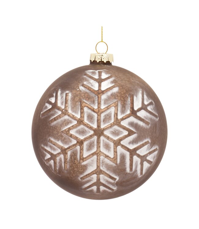 Bronze Glass Ball Ornament