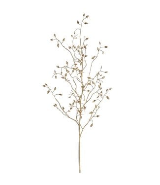 38" Metallic Mini Leaf Spray  Gold