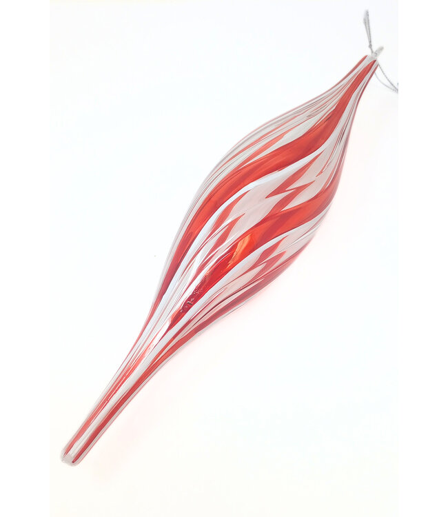 Striped Finial Ornament