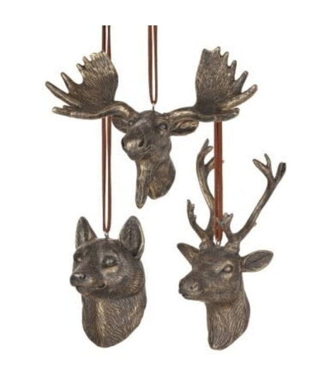 Resin Highland Animal Ornament Set 3.5-5.5"