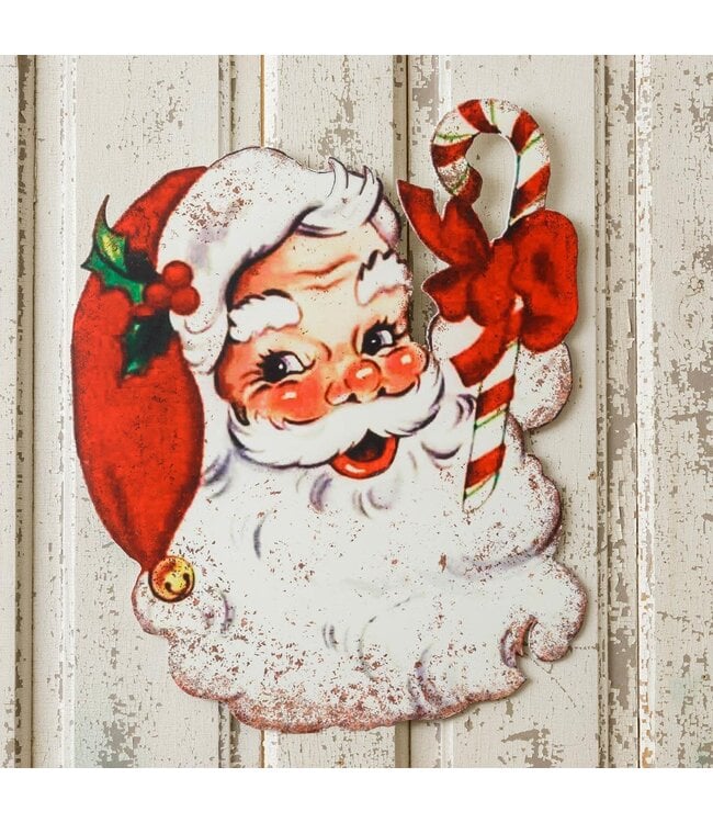 Sign - Vintage Santa