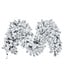 9' x 16" Flocked Alaskan Garland LED