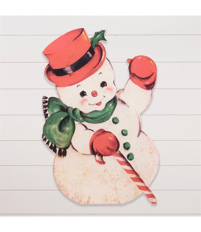 Sign - Vintage Snowman