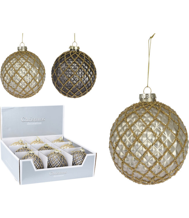 Xmas Ball 100MM Glass