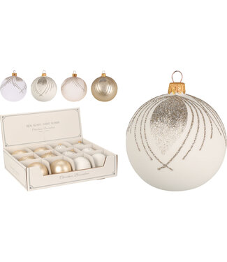 Xmas Ball 80MM Peacock Feather