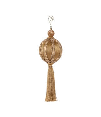 Embellished Ball Tassel Ornament
