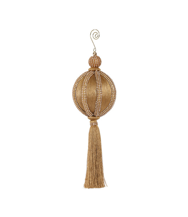 Embellished Ball Tassel Ornament