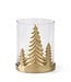 Gold Metal Christmas Tree Hurricanes