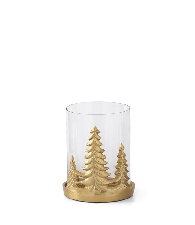 Gold Metal Christmas Tree Hurricanes
