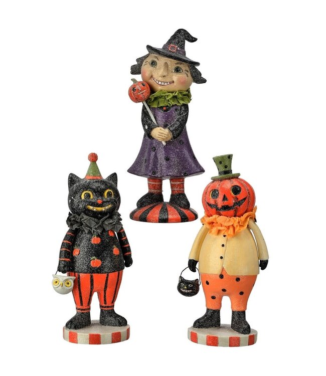 8.5" Resin Retro Halloween Children