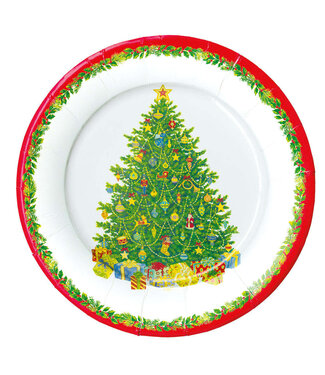 Christmas Tree Paper Dinner Plates