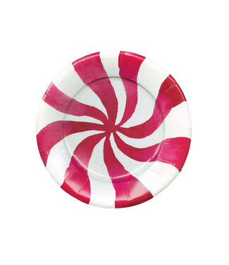 Peppermint Paper Salad & Dessert Plates