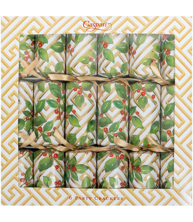Holly And Fretwork Celebration Crackers
