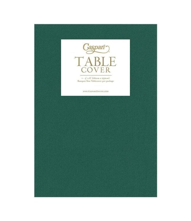 Paper Linen Solid Table Cover - Hunter Green