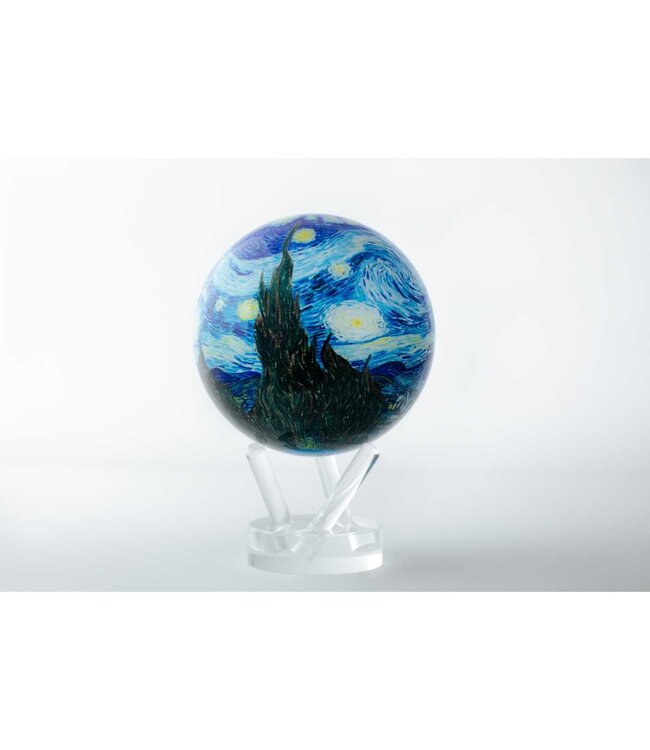 MOVA INTERNATIONAL 4.5" Van Gogh Starry Night Globe with Base