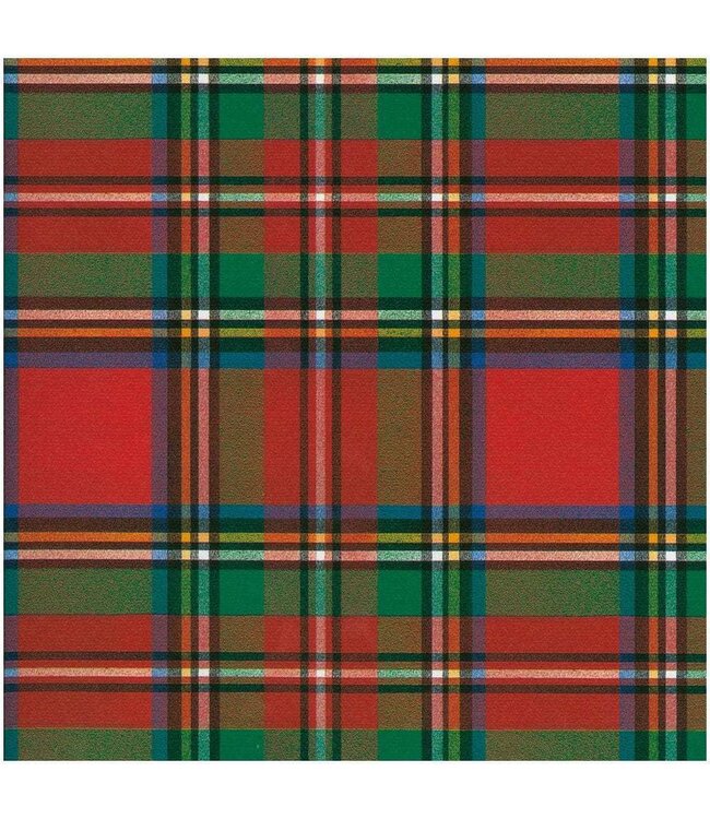 Scottish Tartan Red Roll Wrap