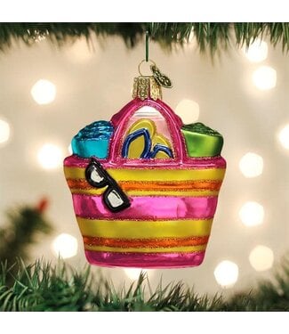 OLD WORLD CHRISTMAS Beach Bag Ornament