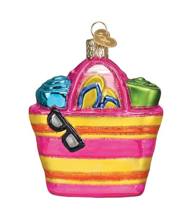 OLD WORLD CHRISTMAS Beach Bag Ornament