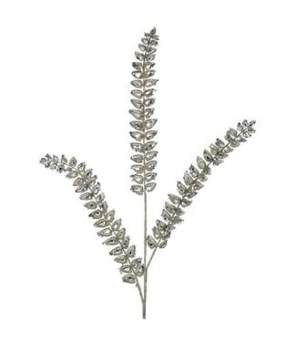 34.5" Jeweled Glitter Fern Spray