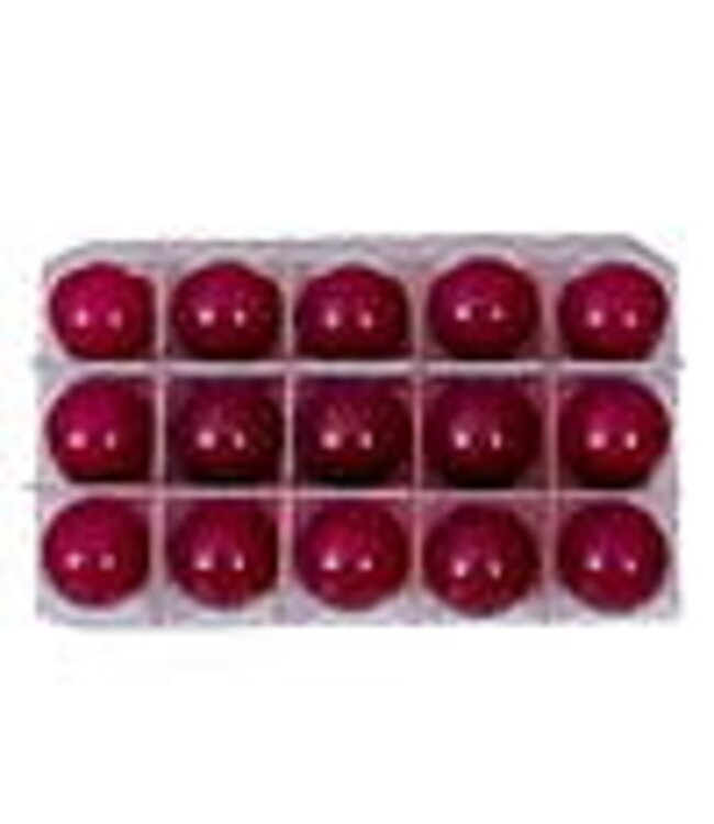 15 Light Glass LED Set with Green Wire