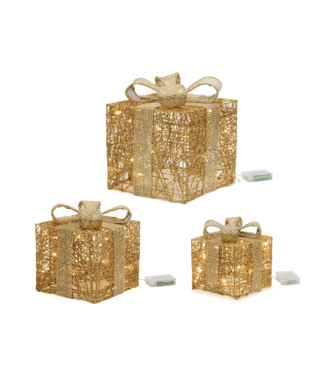 LED Package with Lights Gold - Sold as Set