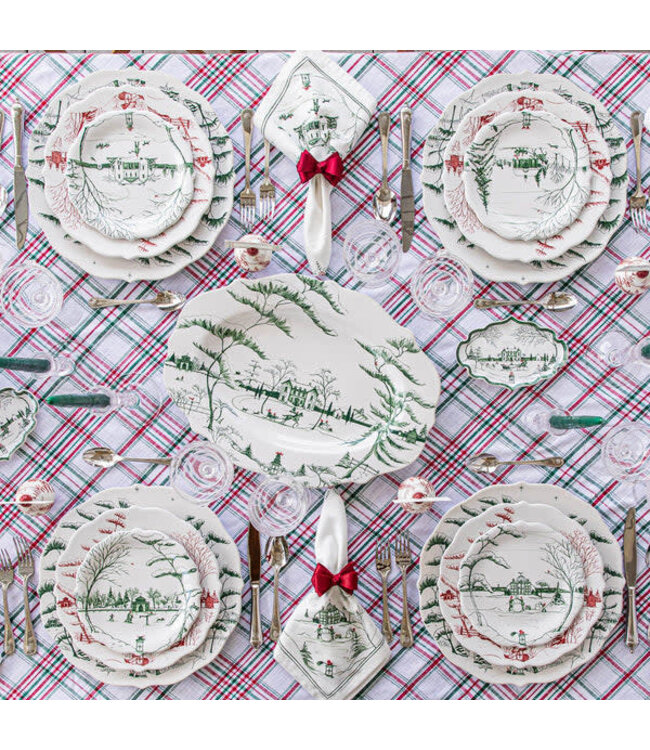 JULISKA Country Estate Winter Frolic Party Plate - Evergreen