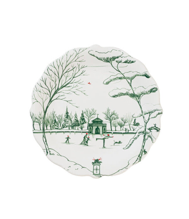 JULISKA Country Estate Winter Frolic Party Plate - Evergreen