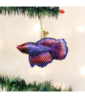 OLD WORLD CHRISTMAS Betta Fish Ornament