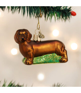 OLD WORLD CHRISTMAS Dachshund Ornament