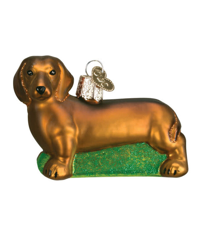 OLD WORLD CHRISTMAS Dachshund Ornament