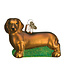 OLD WORLD CHRISTMAS Dachshund Ornament